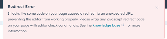 Redirect Error post thumbnail image