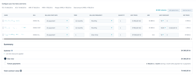How to create a quote with Montly pricing and 12 month upfront invoicing post thumbnail image