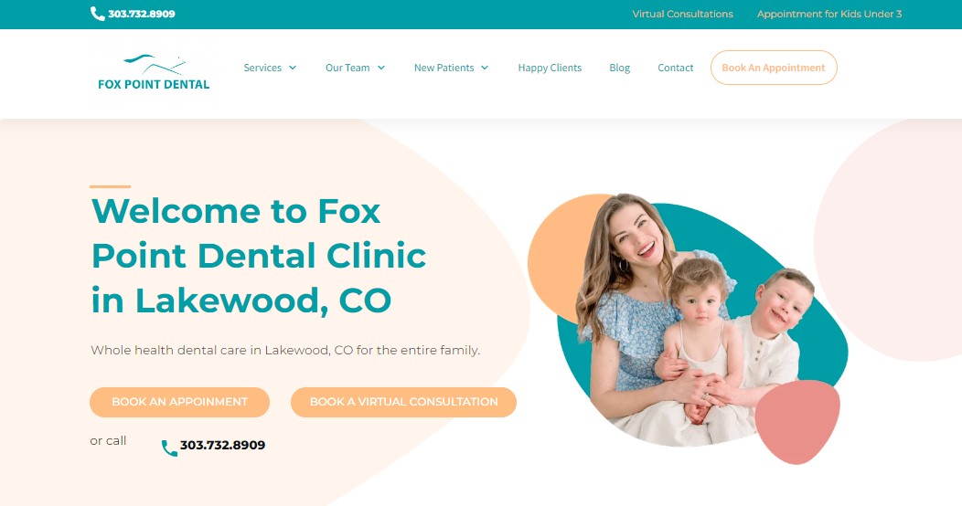foxpointdental website image