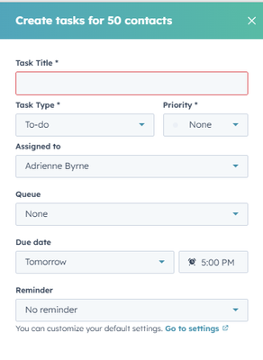 Bulk Contact Tasks – How to auto associate task with the Company post thumbnail image